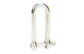 Long D-shaped Stainless Steel Shackle